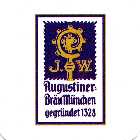 münchen m-by august quad 1a (185-u gegründet 1328-blaugold)